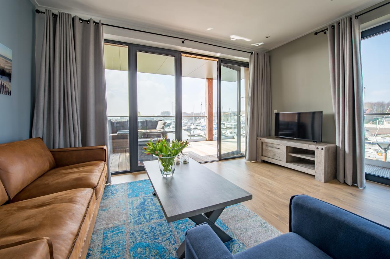 Appartement Voor 4 Personen Aan D'Ouwe Haven In Kamperland Exterior foto